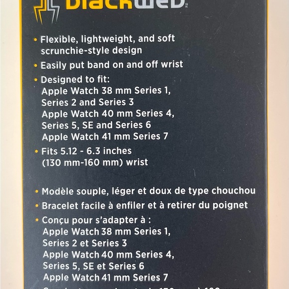 Blackweb Scrunchie Pink/Rose Apple Watch Band - 38/40/41 mm ~ NEW ~ Never Used - Picture 12 of 13